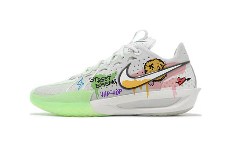 Nike Nike G.T. Cut 3 EP Cushioning Abrasion Resistant Cushioning, Wear Resistant Low top Basketball Shoes Unisex Gray Green