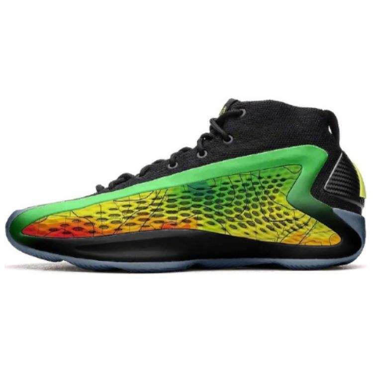 Adidas Adidas A.E. 1 Cushioning Slip Resistant Abrasion Resistant Support Mid top Basketball Shoes Men's Black Green
