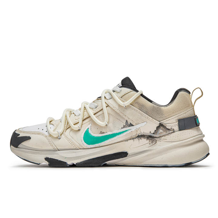 Nike Nike Defy All Day Da Vinci Custom, Dushan Jade Slip Resistant Slip Resistant Low top Training Shoes Unisex Beige Gray