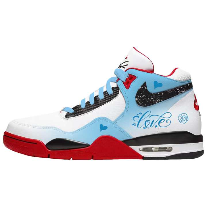 Nike Nike Flight Legacy High top Vintage Basketball Shoes Unisex Red White