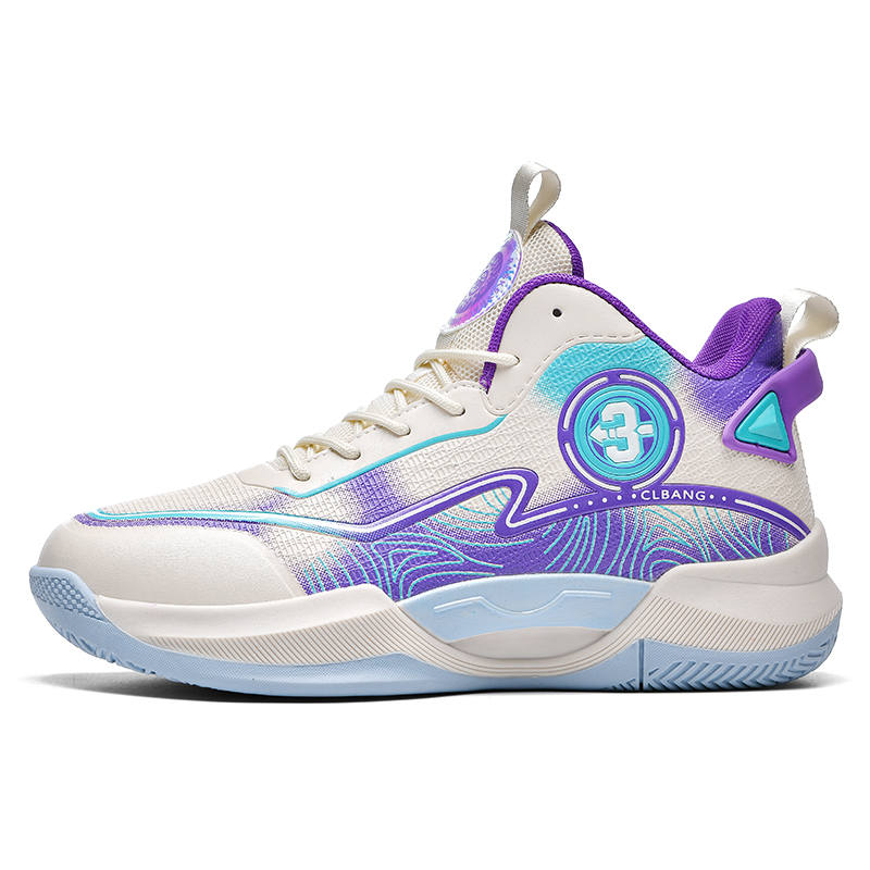 BIANSULONG Abrasion Resistant Coverage Rebound High top Basketball Shoes Unisex