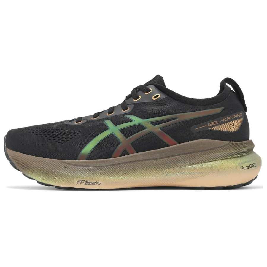 ASICS Gel Kayano 31 Mesh Abrasion Resistant Breathable Low top Running Shoes Men's Black