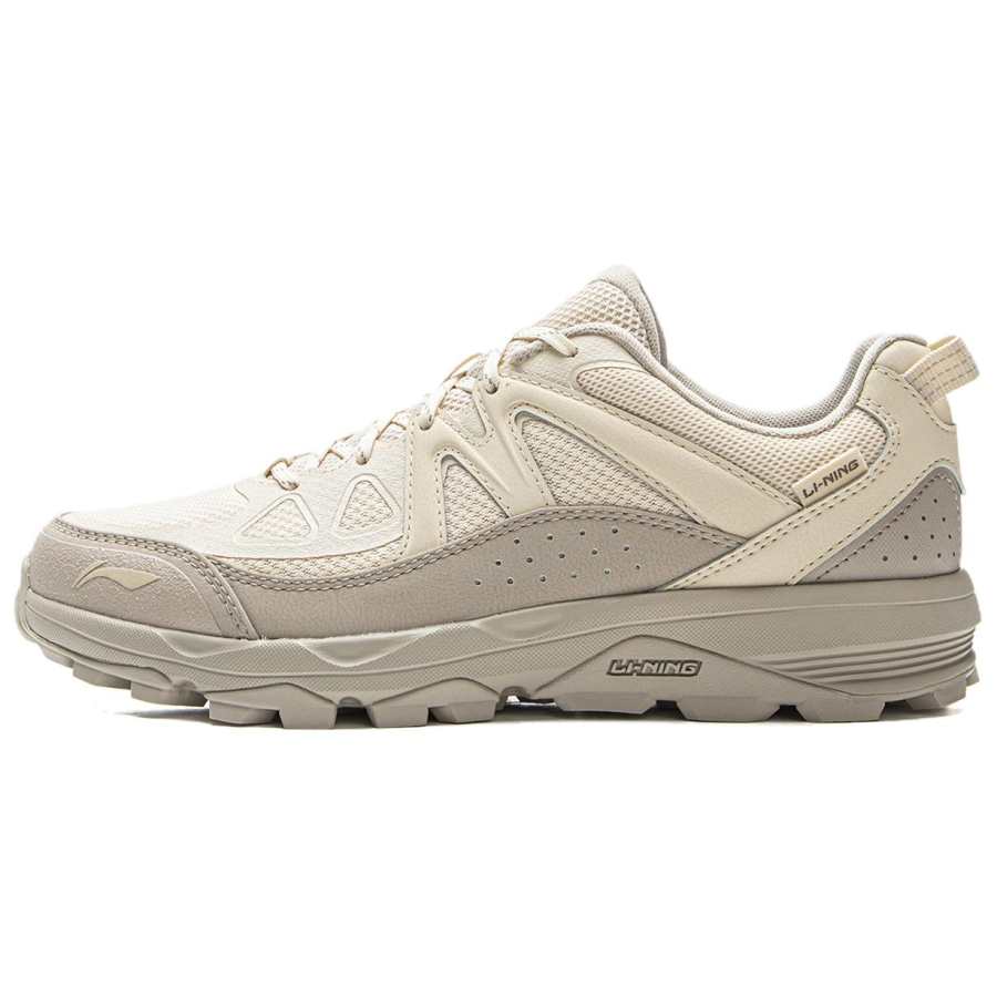 Li-Ning Li Ning Gundam Low top Casual Trail Running Shoes Women's Sand Gravel Dust Smoke Gray