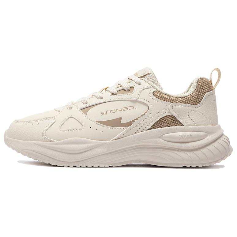 361° Slip Resistant Abrasion Resistant Low top Casual Running Shoes Women's Beige Brown