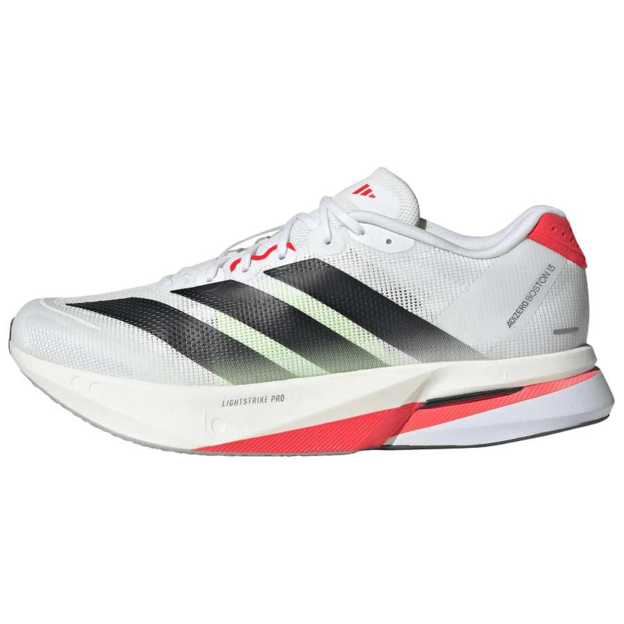 Adidas Adidas Adizero Boston 13 PU, Textile Low top Casual City Commuting Running Shoes Men's White