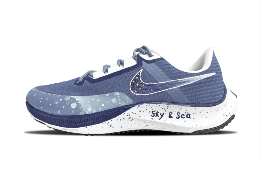 Nike Nike Rival Fly 3 Slip Resistant, Abrasion Resistant, Breathable, Lightweight Low top Running Shoes Unisex Blue
