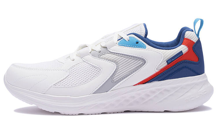 361° Cushioning Abrasion Resistant Cushioning, Wear Resistant Low top Running Shoes Men's White Blue