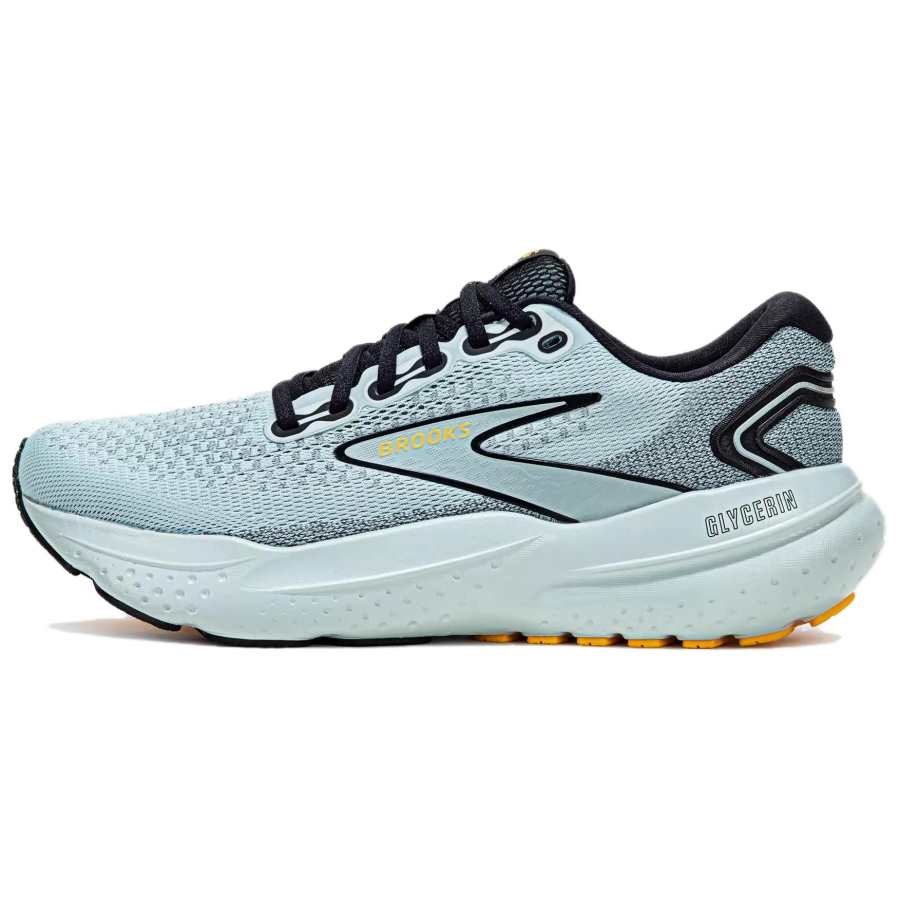 Brooks Glycerin 21 Support Rebound Low top Marathon Running Shoes Men's Cloud Mist Blue