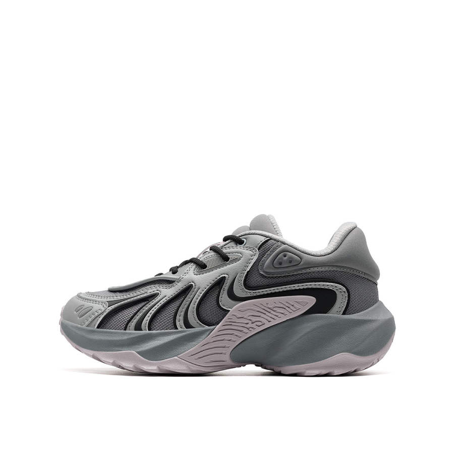 XTEP Synthetic Leather Slip Resistant Abrasion Resistant Slip Resistant Abrasion Resistant Low top Chunky Sneakers