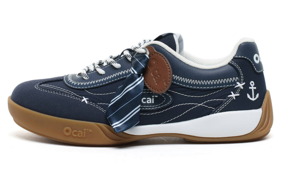 Ocai Cushioning, Wear Resistant Low top German Army Trainers Women's Equestrian Blue