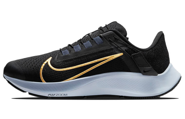 Nike Nike Air Zoom Pegasus 38 FlyEase Wide 'Black Metallic Gold Coin' Women's