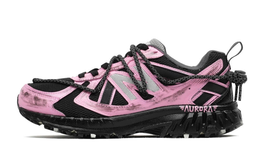 New Balance New Balance NB 410 Cushioning Slip Resistant Abrasion Resistant Breathable Low top Running Shoes Unisex Black Pink