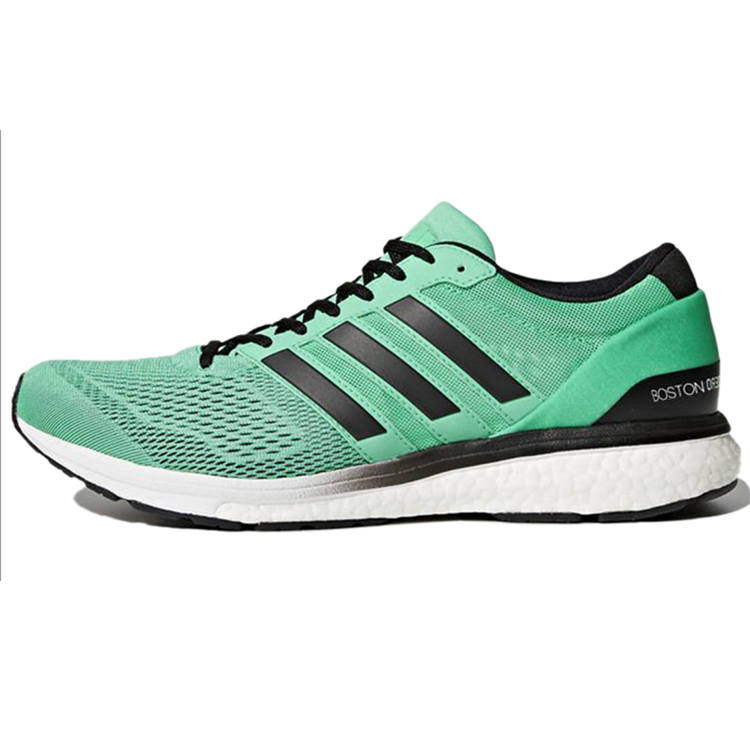 Adidas Adidas Adizero Boston 6 Sports Cushioning Slip Resistant Abrasion Resistant Low top Running Shoes Men's Jasper