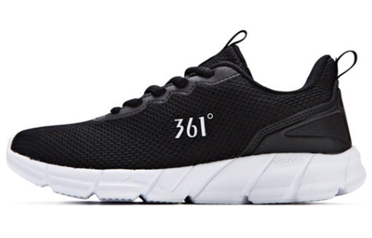 361° Vintage Slip Resistant Abrasion Resistant Low top Running Shoes Women's Black White