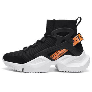 RUIKE Cushioning Abrasion Resistant Breathable Mid top Chunky Sneakers Unisex