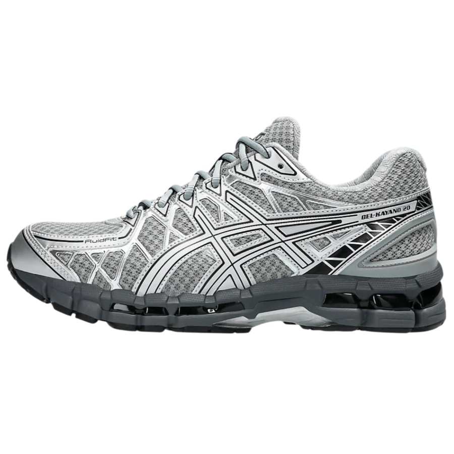 ASICS Gel Kayano20 Abrasion Resistant Breathable Low top Marathon Long Distance Running Shoes Unisex Silver
