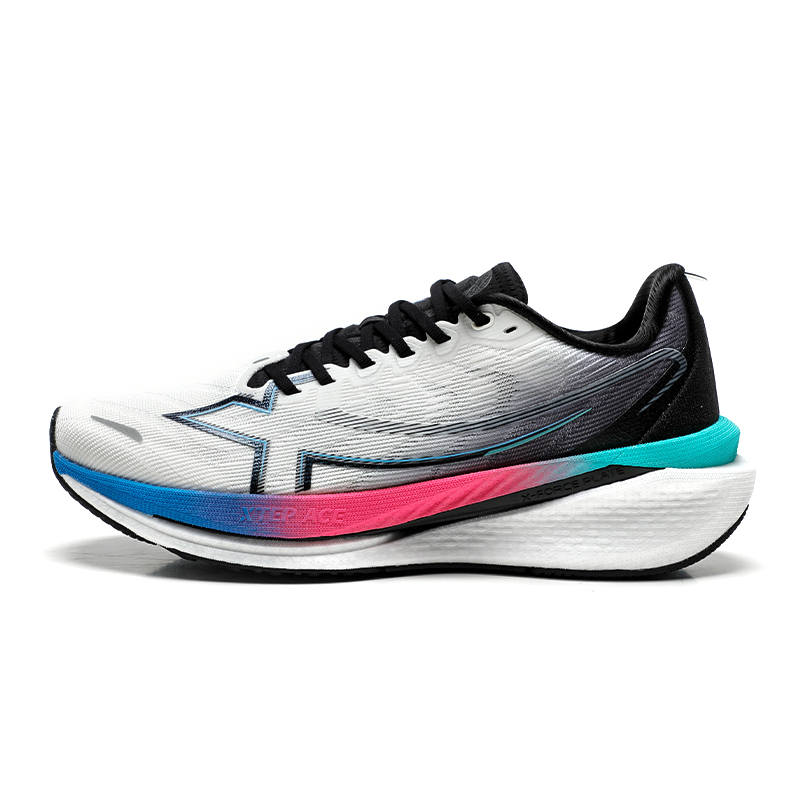 XTEP 360X SE Fabric Cushioning Breathable Cushioning Breathable Low top Running Shoes Men's White Black