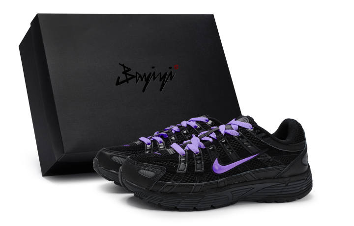 Nike Nike P 6000 Low top Running Shoes Unisex Black Purple