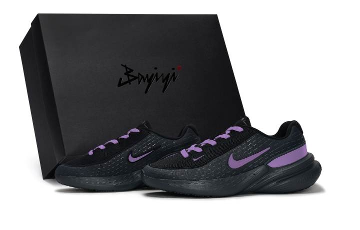Nike Nike Uplift SC Slip Resistant Abrasion Resistant Low top Running Shoes Unisex Black Purple