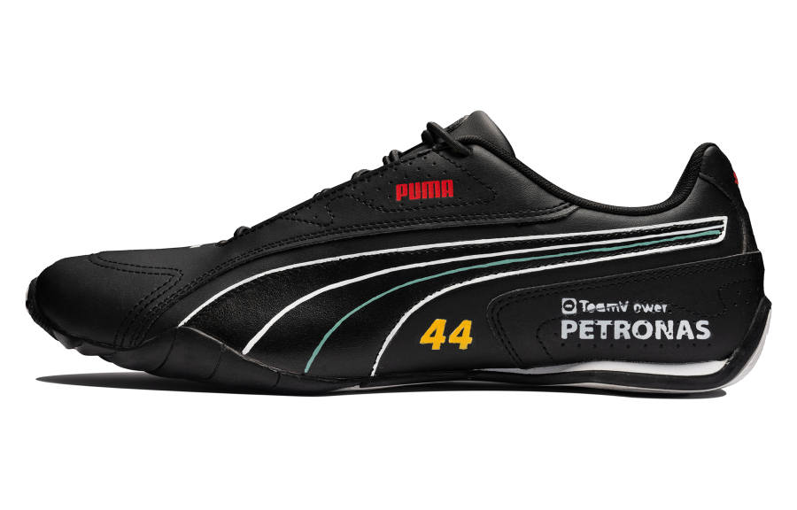 PUMA Synthetic Leather Cushioning Slip Resistant Abrasion Resistant Low top Running Shoes Men's Black