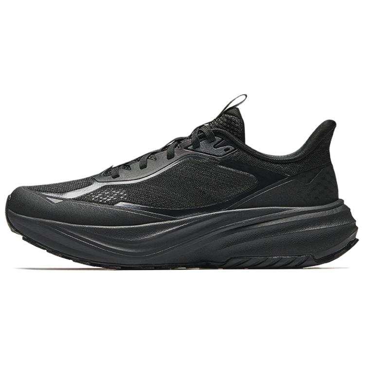 Anta Kunlun Outdoor Sports Slip Resistant Abrasion Resistant Low top Trail Running Shoes Men's Basic Black