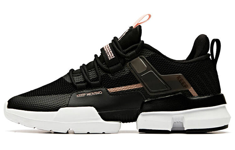 ANTA Running Shoes Women's Low Top Black White
