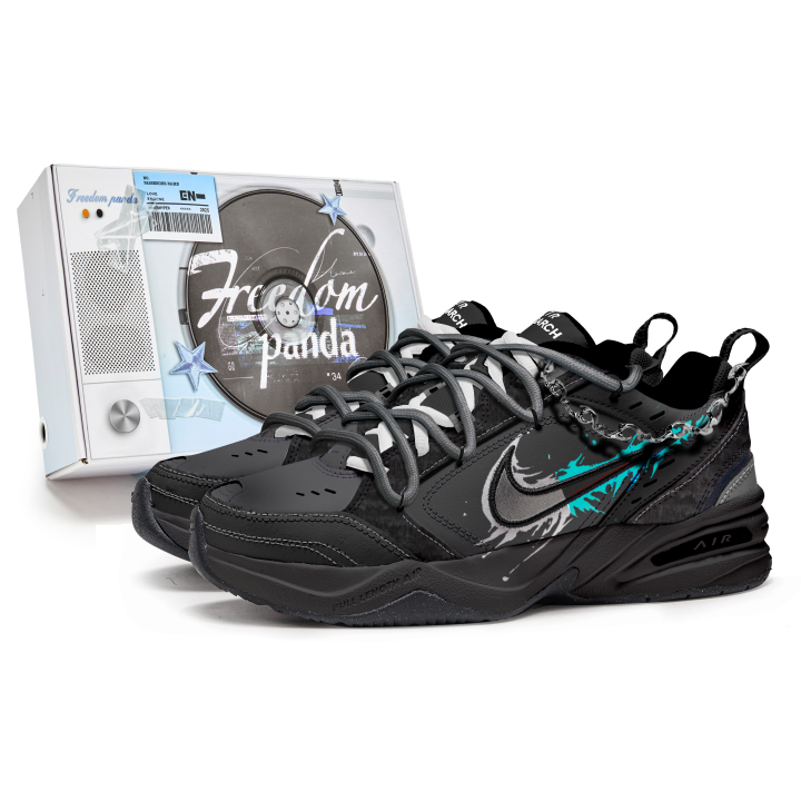 Nike Nike Air Monarch 4 Freedom Panda, Box, Reverse Elixir Slip Resistant Abrasion Resistant