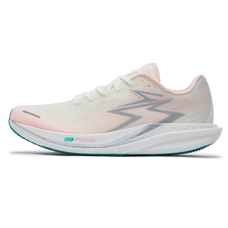 361° Blitz Speed 4 Pro Mesh Low top Fiberglass Plate Casual Training Running Shoes Unisex White Pink