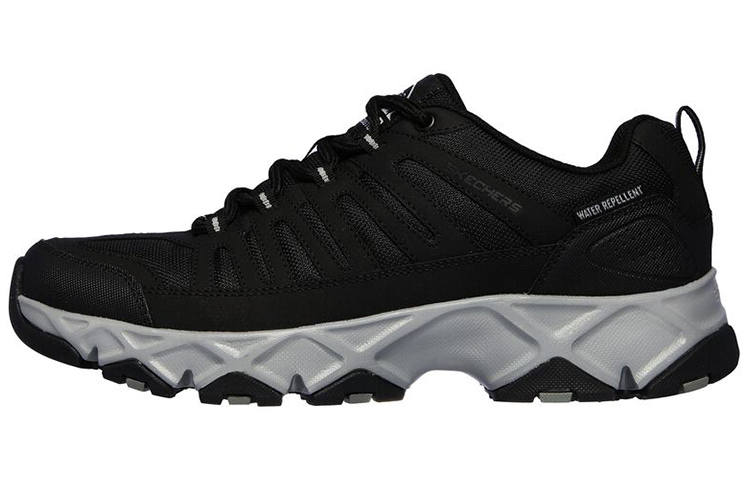 Skechers Relaxed Fit Comfortable Leather Low top Step Shoes Men's Black
