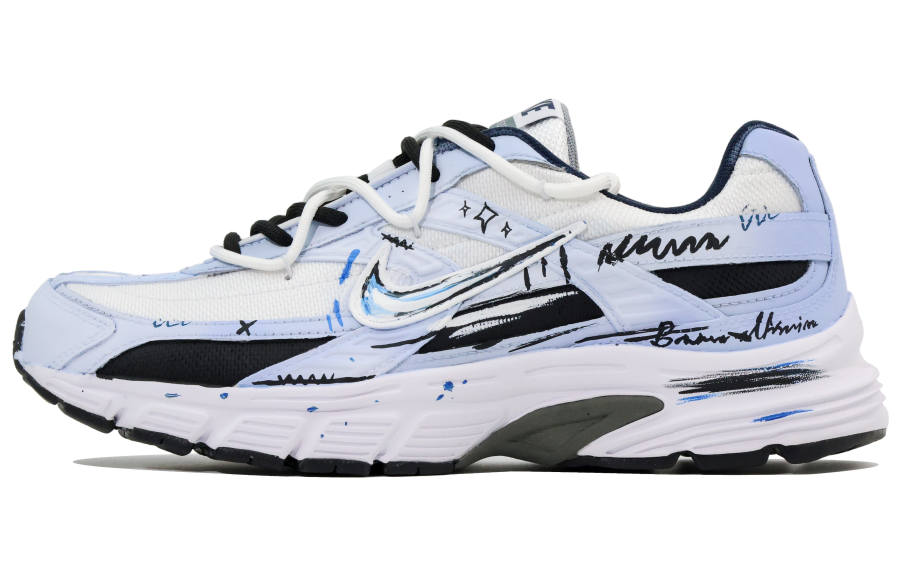 Nike Nike Initiator Cushioning Low top Running Shoes Men's Blue White Black