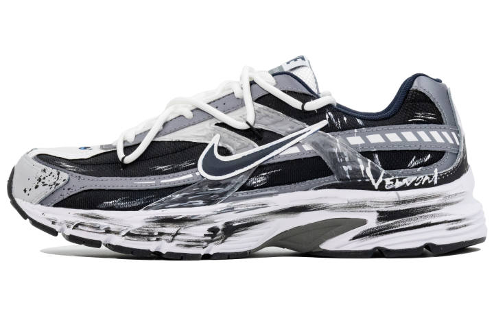 Nike Nike Initiator Cushioning Low top Running Shoes Men's Black White
