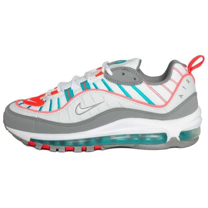 Nike Nike Air Max 98 Grey White Aqua Crimson Women's