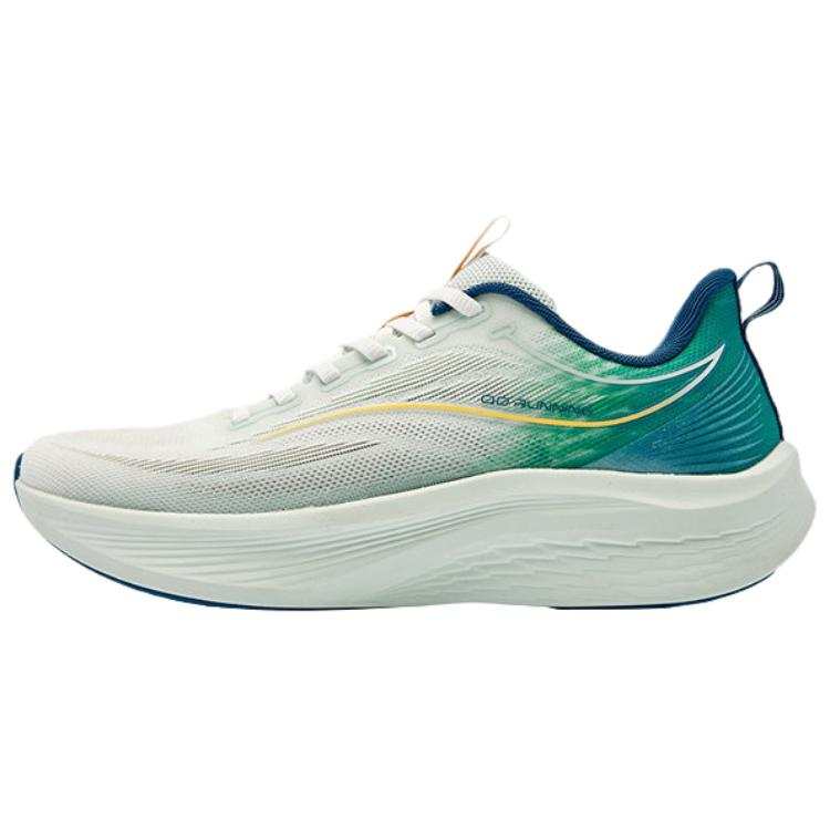 QIAODAN Slip Resistant Abrasion Resistant Low top Casual Running Shoes Men's Green