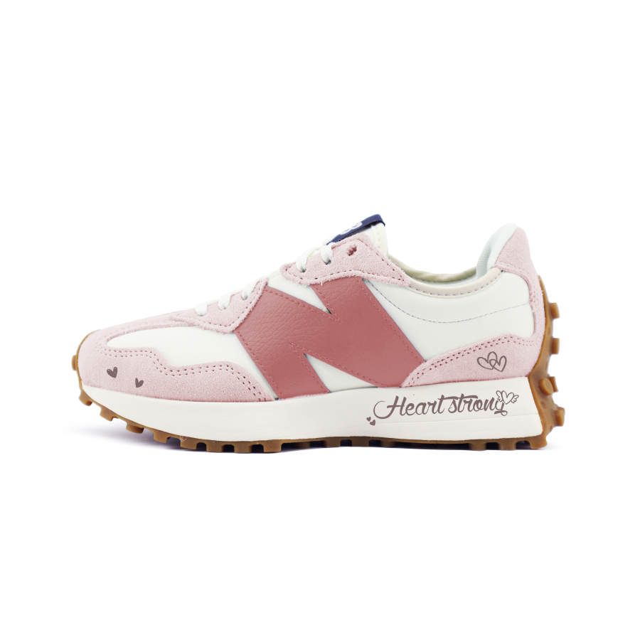 New Balance New Balance NB 327 Abrasion Resistant Abrasion Resistant Low top Casual Running Shoes Women's White Pink