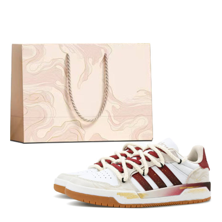 Adidas Adidas ENTRAP Chi Jin Jun Ma Low top Skateboard Shoes Unisex Beige Red