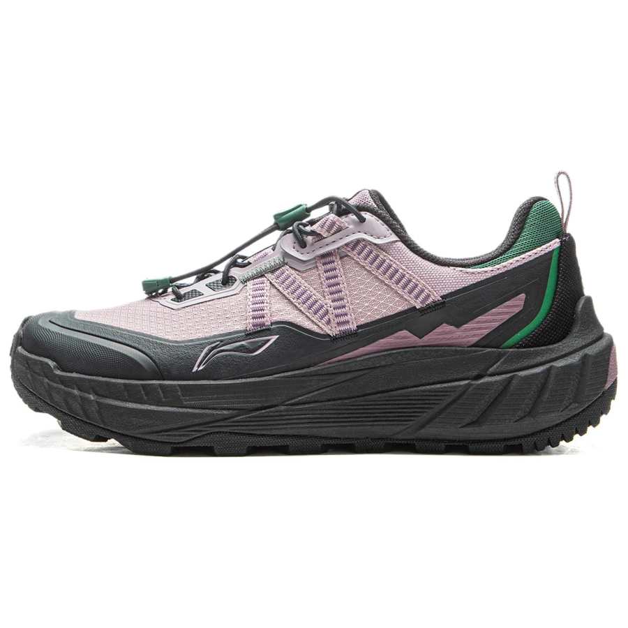 Li-Ning Li Ning Chasing Wilderness Cushioning Slip Resistant Abrasion Resistant Waterproof Support Rebound Low top