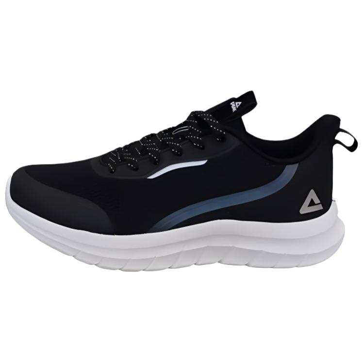 PEAK Comfortable And Breathable Cushioning, Wear Resistant Low top Running Shoes Women's Black White