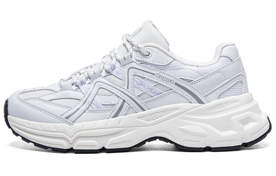Kappa Venice Back to Back Low top Chunky Sneakers Unisex White Gray