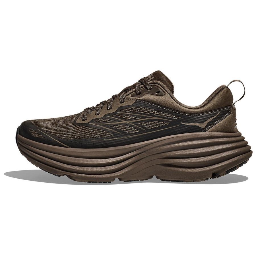 HOKA ONE ONE Bondi 8 Caged Stealth/Tech Umber