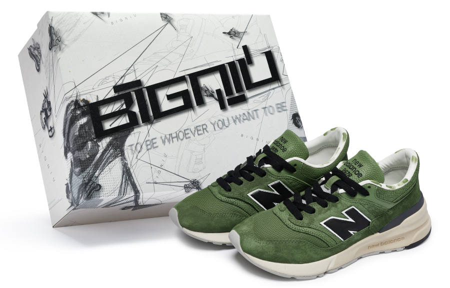 New Balance New Balance NB 997R Slip Resistant Slip Resistant Low top Casual Running Shoes Unisex Green Black