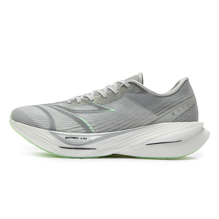 361° Feitian ET Low top Full Length Carbon Plate Training Racing Running Shoes Men's Gray