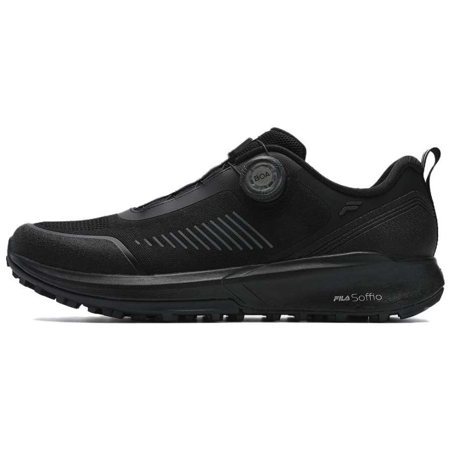 FILA LYNX3+ Abrasion Resistant Low top Outdoor Shoes Men's Black