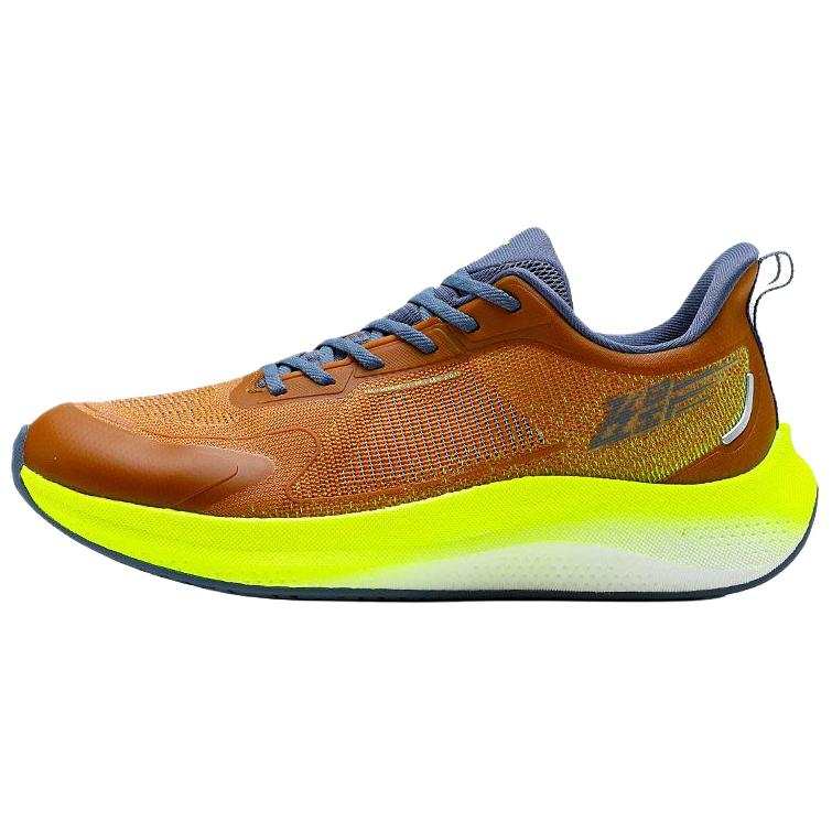 QIAODAN Flying Shadow 3.0 Slip Resistant Abrasion Resistant Low top Casual Running Shoes Men's Orange