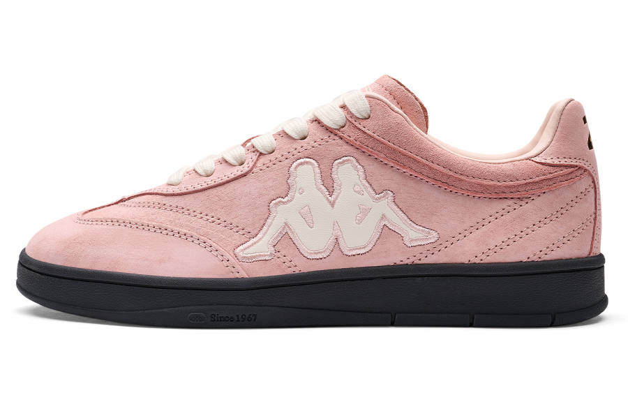 Kappa Tifo Back to Back Low top German Army Trainers Women's Rose Pastel Pink