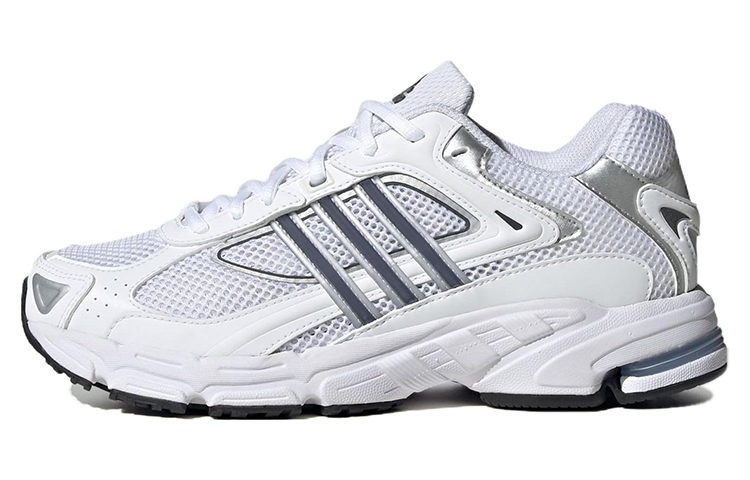 Adidas Originals Response Cl Textile, Synthetic Leather Abrasion Resistant Low top Running Shoes Women's White Gray
