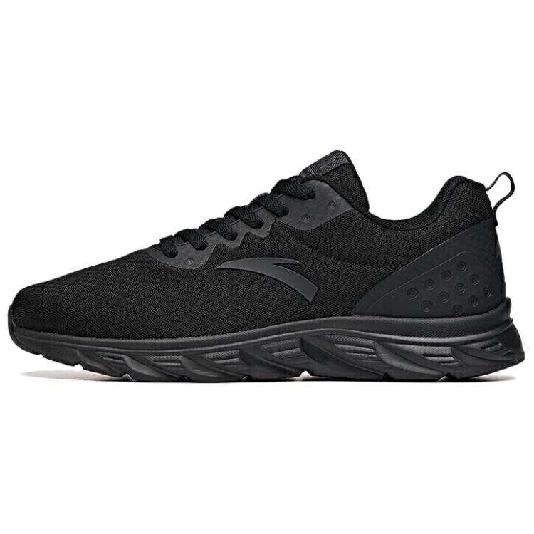 Anta Cushioning, Wear Resistant Low top Running Shoes Men's Black