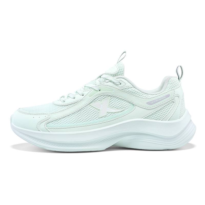 XTEP Breathable Lightweight Breathable And Lightweight Low top Casual Running Shoes Women's Light Fruit Green