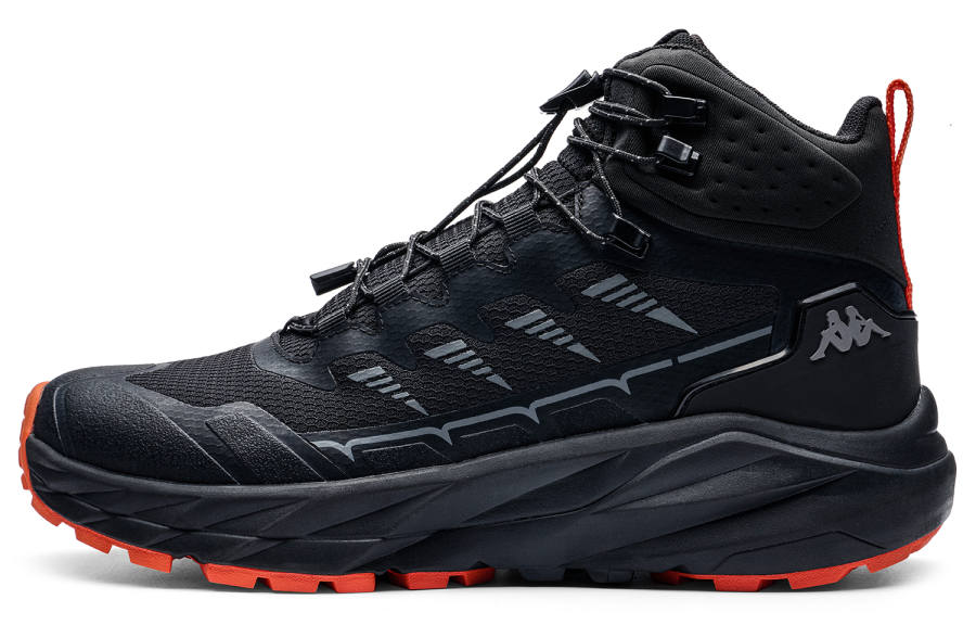 Kappa Slip Resistant Abrasion Resistant Running Shoes Men's Black