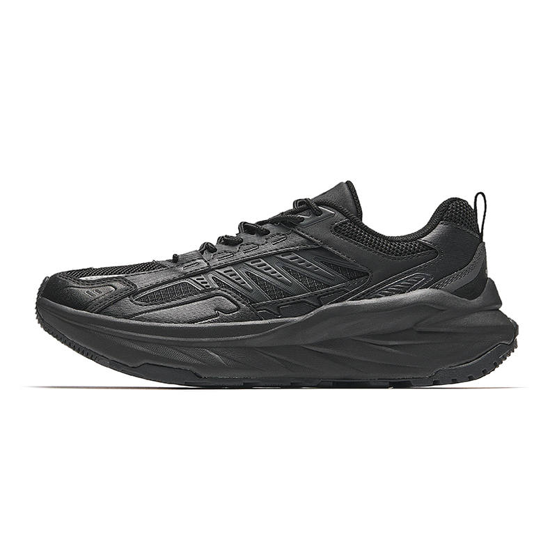 Anta Running Collection Slip Resistant Abrasion Resistant Low top Casual Running Shoes Women's Black Gray