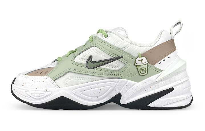 Nike Nike M2K Tekno Low top Chunky Sneakers Women's White Brown Green